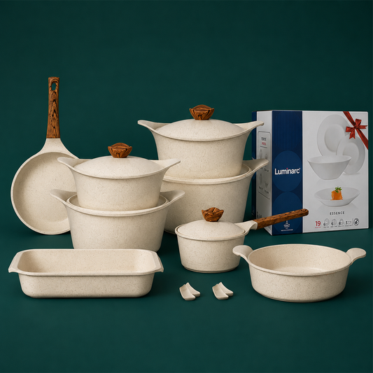 Premium Non-Stick Granite Cookware Set – 36 Pieces