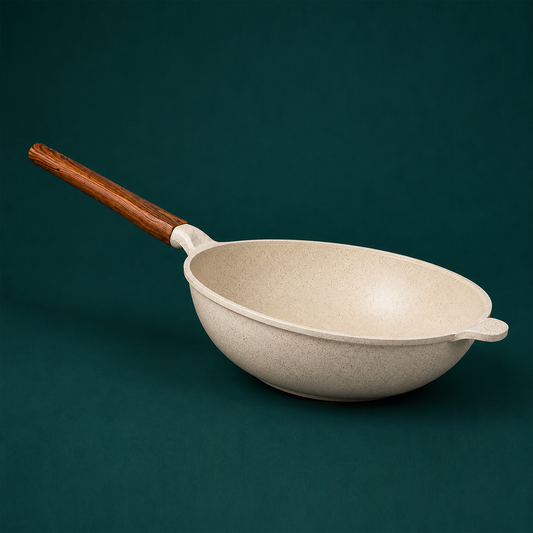 Premium Non-Stick Granite Wok